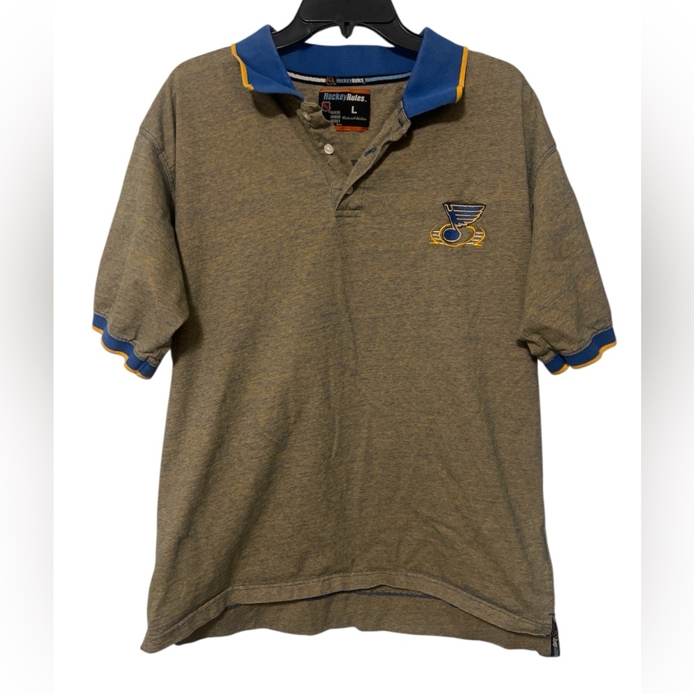 Men’s Vintage HockeyRules St. Louis Blues Polo
